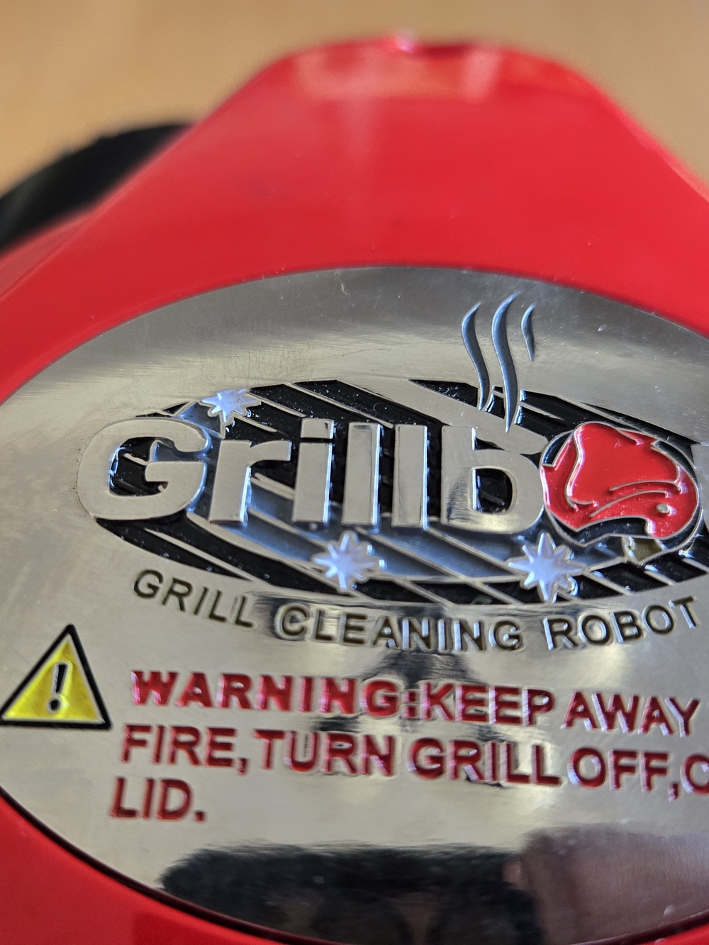 Red Grill Cleaning Robot – Automated Grill Cleaner